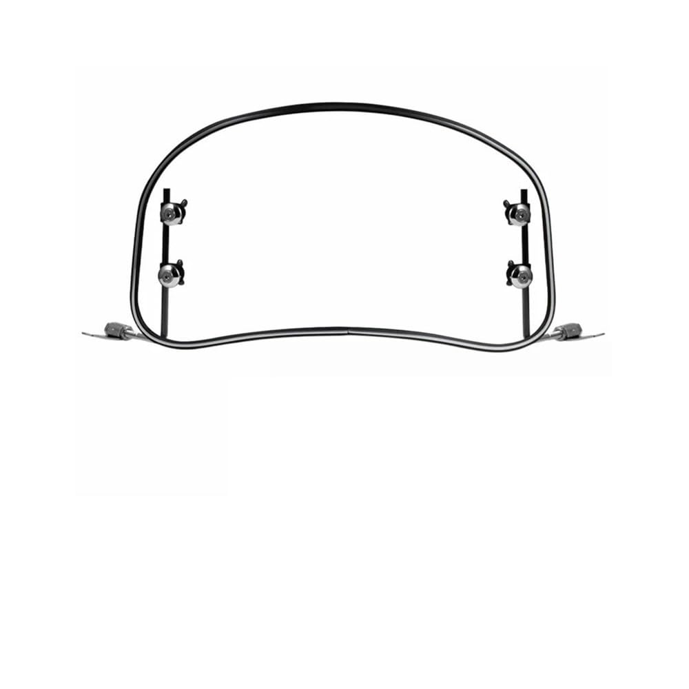 Motorrad Windschutzscheibe Windabweiser Windschutzscheibe Spoiler Luftabweiser Motorrad-Windschutzscheibe Universal-Roller-Windschutzscheibe Motorräder Deflektor(Clear) von MODADA