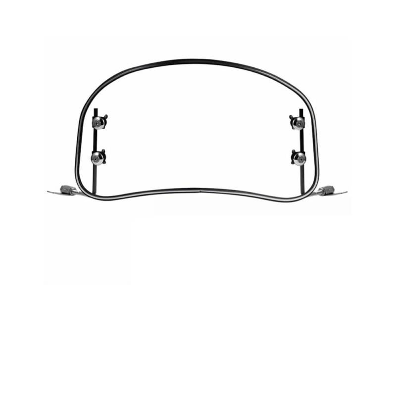 Motorrad Windschutzscheibe Windabweiser Windschutzscheibe Spoiler Luftabweiser Motorrad-Windschutzscheibe Universal-Roller-Windschutzscheibe Motorräder Deflektor(Clear) von MODADA