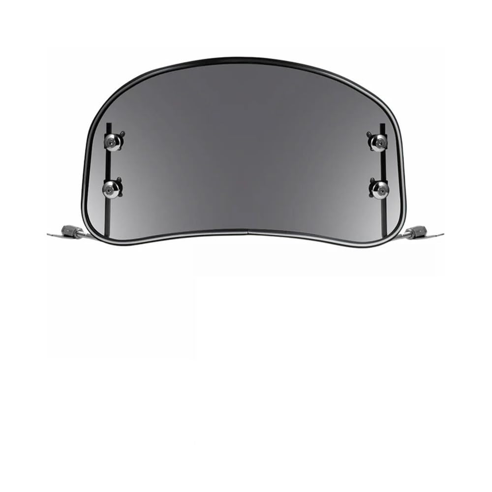 Motorrad Windschutzscheibe Windabweiser Windschutzscheibe Spoiler Luftabweiser Motorrad-Windschutzscheibe Universal-Roller-Windschutzscheibe Motorräder Deflektor(Smoke) von MODADA