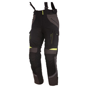 Modeka Panamericana Lady Damen Textilhose Schwarz Neon von Modeka