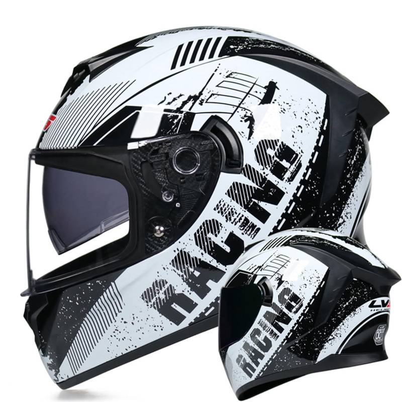 MODRYER Motorradhelme Integralhelme Für Dirtbikes Motocross-Helme Unisex Jugendliche Erwachsene MTB ATV BMX Belüfteter Offroad-Crashhelm Mit Schutzbrille,A-S von MODRYER