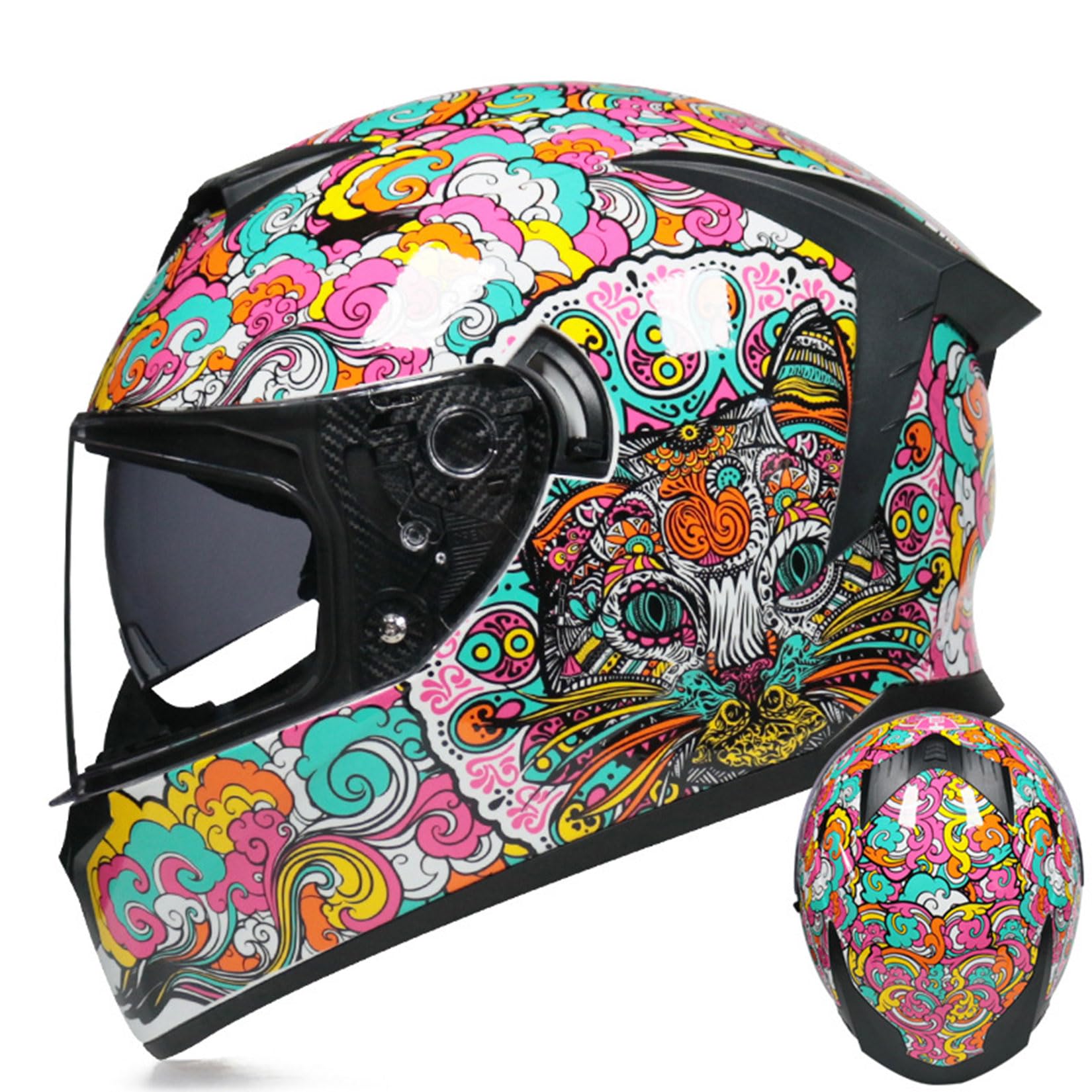 ECE Motorradhelme Integralhelme Für Dirtbikes Motocross-Helme Unisex Jugendliche Erwachsene MTB ATV BMX Belüfteter Offroad-Crashhelm Mit Schutzbrille,E-M ECE Motorradhelme Integralhelme Für Dirtbikes Motocross-Helme Unisex Jugendliche Erwachsene MTB ATV BMX Belüfteter Offroad-Crashhelm Mit Schutzbrille,E-M von MODRYER