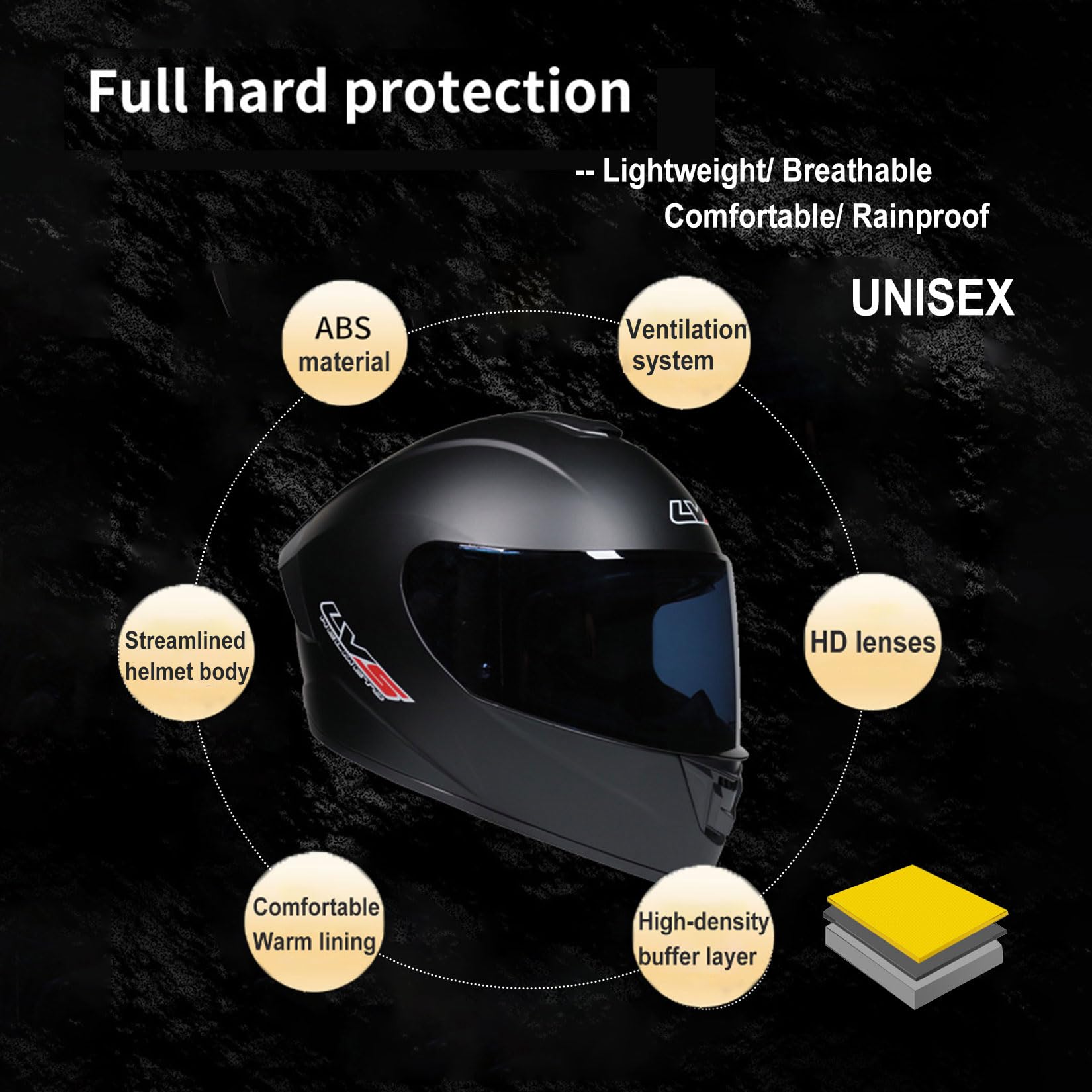 ECE Motorradhelme Integralhelme Für Dirtbikes Motocross-Helme Unisex Jugendliche Erwachsene MTB ATV BMX Belüfteter Offroad-Crashhelm Mit Schutzbrille,F-XXL ECE Motorradhelme Integralhelme Für Dirtbikes Motocross-Helme Unisex Jugendliche Erwachsene MTB ATV BMX Belüfteter Offroad-Crashhelm Mit Schutzbrille,F-XXL von MODRYER