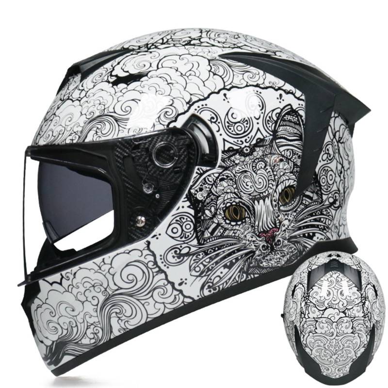 MODRYER Motorradhelme Integralhelme Für Dirtbikes Motocross-Helme Unisex Jugendliche Erwachsene MTB ATV BMX Belüfteter Offroad-Crashhelm Mit Schutzbrille,G-M von MODRYER