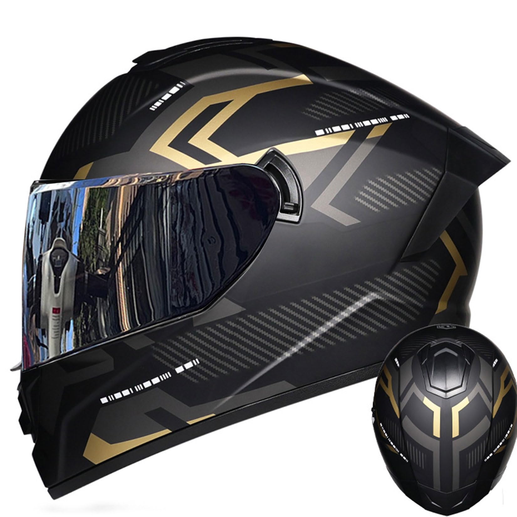 Motocross Helm ECE 2206 Street Dirt Bike Offroad Motorradhelm Integralhelm ATV MTB BMX Downhill Motorrad Unisex Belüftete Crashhelme Für Jugendliche Erwachsene,Gold~A-L Motocross Helm ECE 2206 Street Dirt Bike Offroad Motorradhelm Integralhelm ATV MTB BMX Downhill Motorrad Unisex Belüftete Crashhelme Für Jugendliche Erwachsene,Gold~A-L von MODRYER