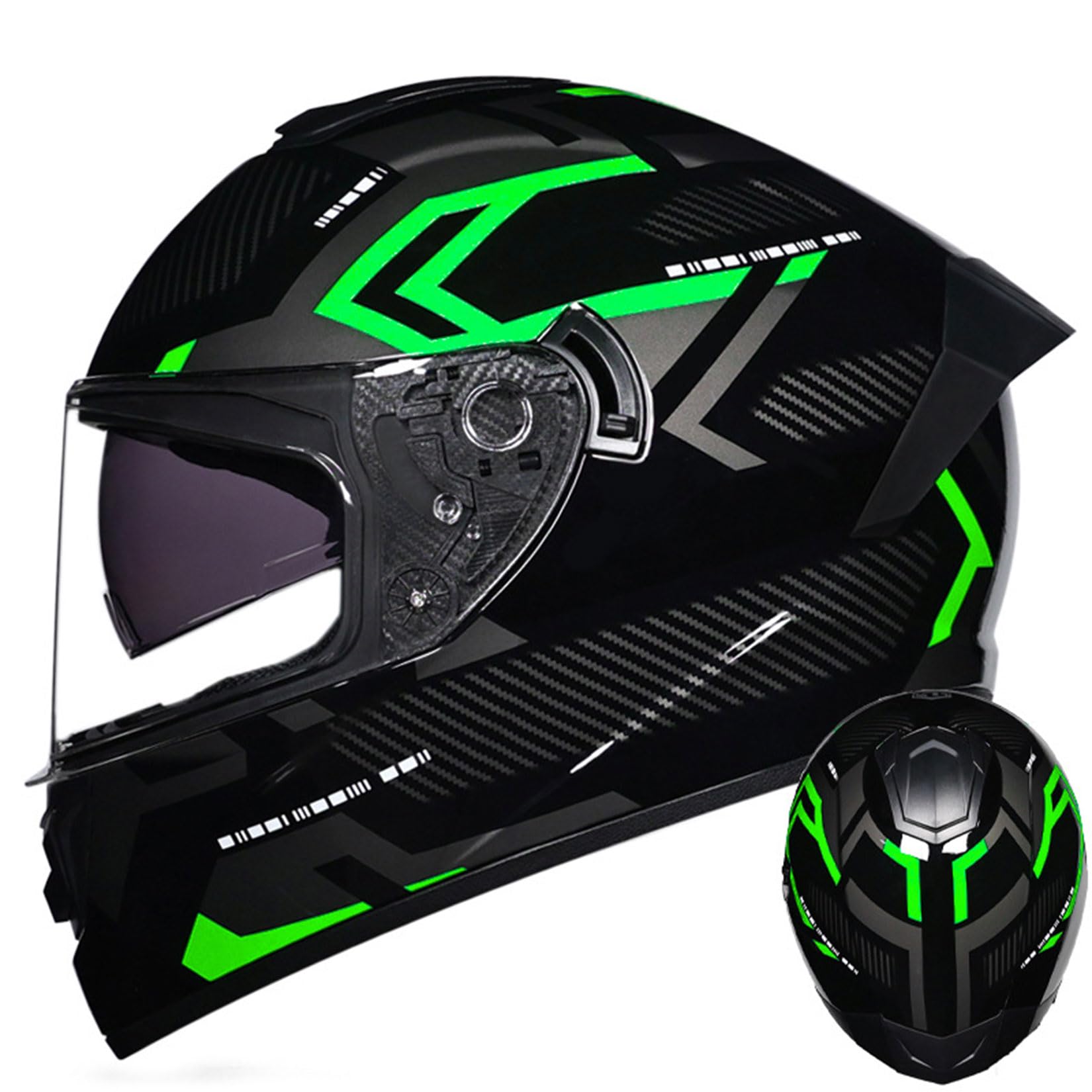 Motocross Helm ECE 2206 Street Dirt Bike Offroad Motorradhelm Integralhelm ATV MTB BMX Downhill Motorrad Unisex Belüftete Crashhelme Für Jugendliche Erwachsene,Green-XXL Motocross Helm ECE 2206 Street Dirt Bike Offroad Motorradhelm Integralhelm ATV MTB BMX Downhill Motorrad Unisex Belüftete Crashhelme Für Jugendliche Erwachsene,Green-XXL von MODRYER