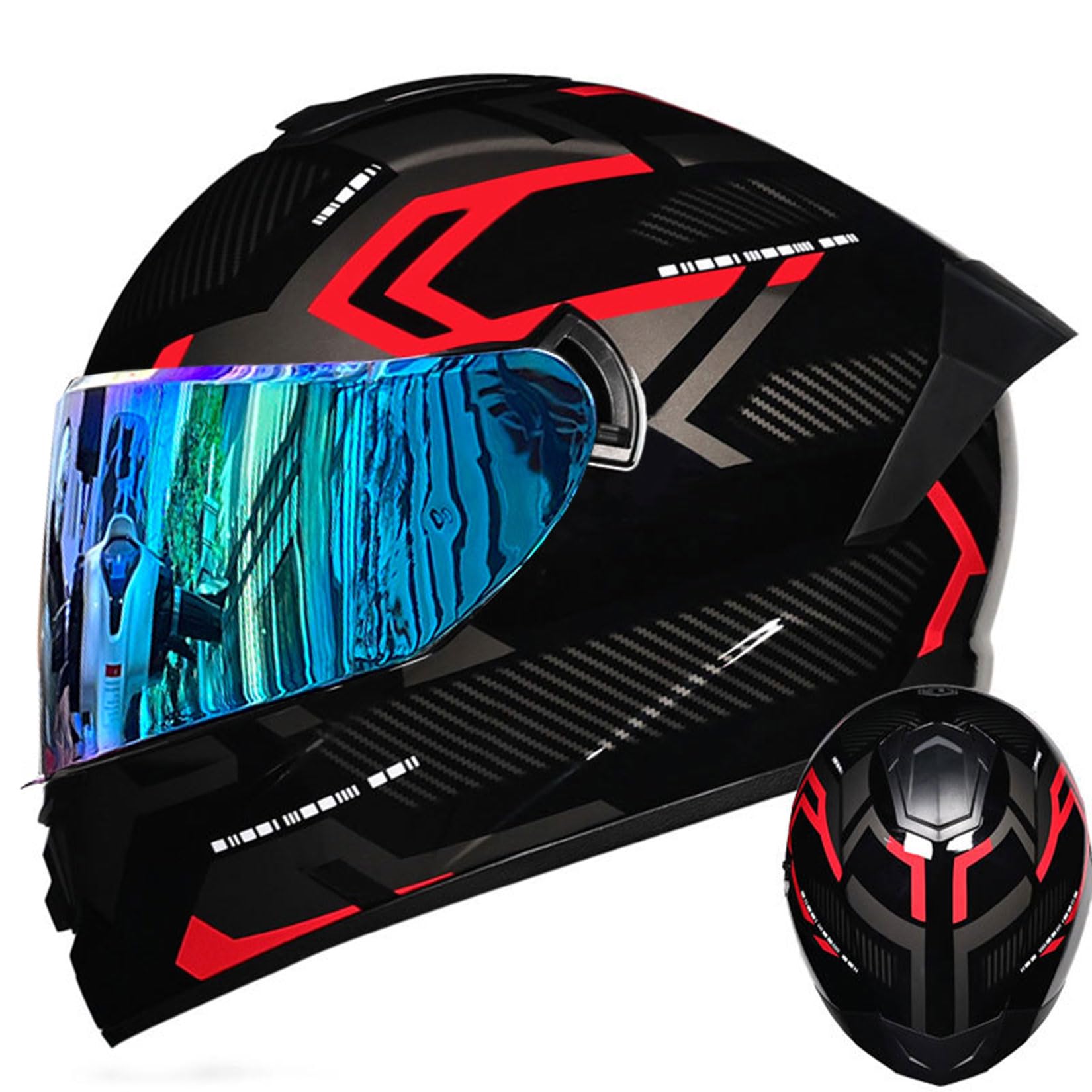 Motocross Helm ECE 2206 Street Dirt Bike Offroad Motorradhelm Integralhelm ATV MTB BMX Downhill Motorrad Unisex Belüftete Crashhelme Für Jugendliche Erwachsene,Red~C-L Motocross Helm ECE 2206 Street Dirt Bike Offroad Motorradhelm Integralhelm ATV MTB BMX Downhill Motorrad Unisex Belüftete Crashhelme Für Jugendliche Erwachsene,Red~C-L von MODRYER