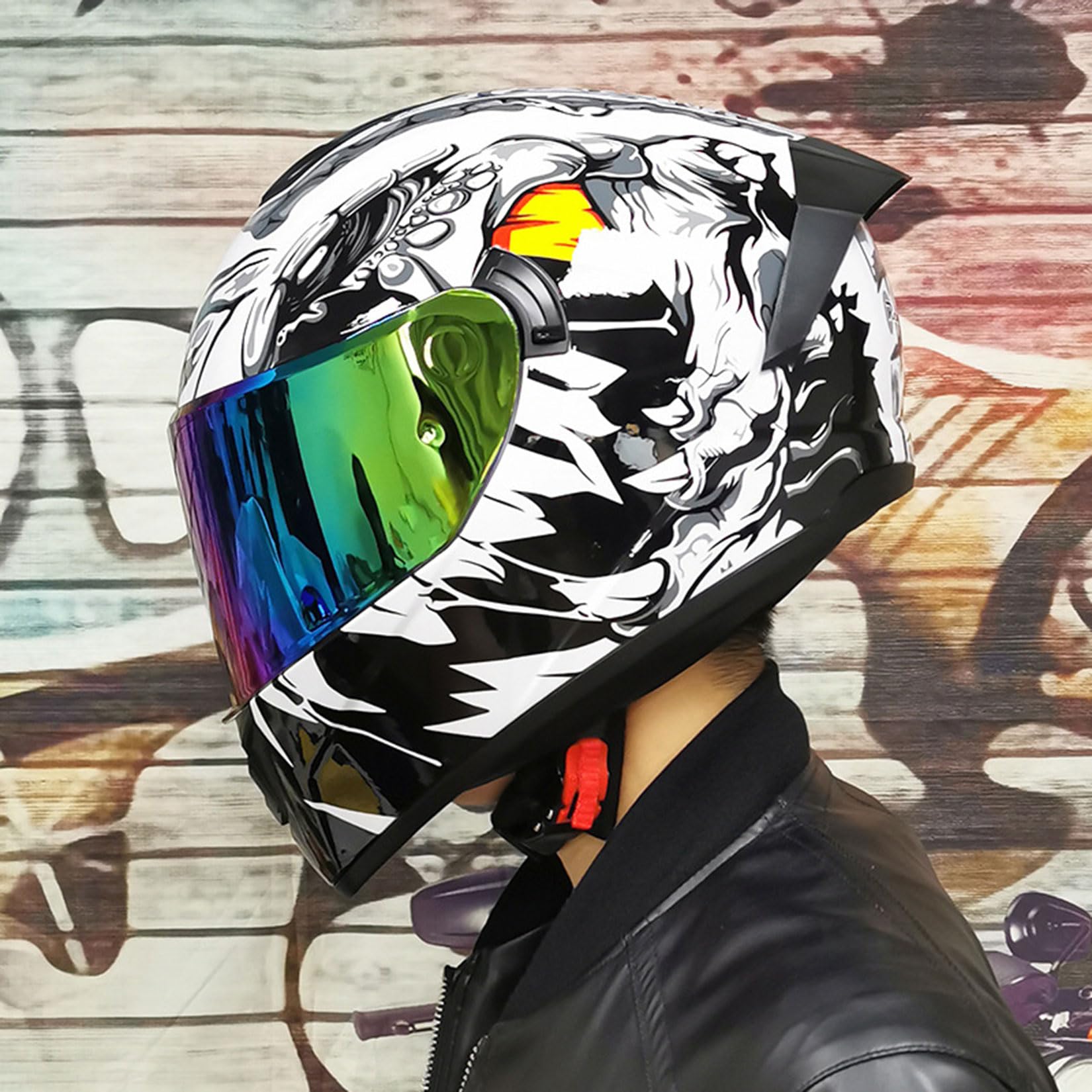 Motocross-Helm Integralhelm Offroad-Motorradhelm ECE 2206 Unisex Jugendliche Und Erwachsene Street Dirt Bike Helm ATV MTB BMX Scooter Crashhelme,White~B-XL Motocross-Helm Integralhelm Offroad-Motorradhelm ECE 2206 Unisex Jugendliche Und Erwachsene Street Dirt Bike Helm ATV MTB BMX Scooter Crashhelme,White~B-XL von MODRYER