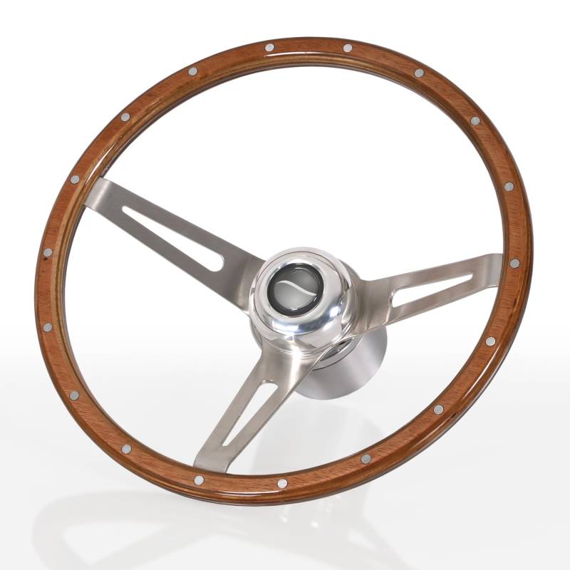 MÖWE MARINE PREMIUM DECEM Bootslenkrad Holz inkl. Adapter passend für alle Boote mit für Teleflex Ultraflex Lenkungen Steuerrad Bootssteuer von MÖWE MARINE