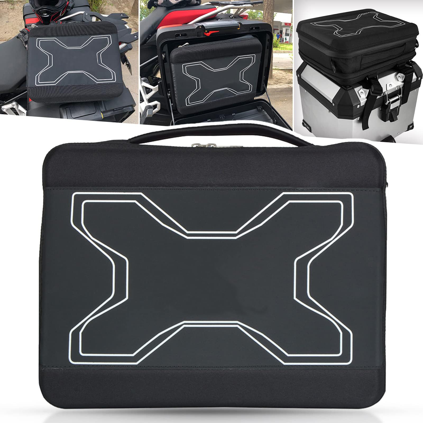 MOLONG Motorrad Innenkoffer Tasche für R1200GS Adventure 2012-2021 R1250GS F750GS F850GS Adventure von MOLONG