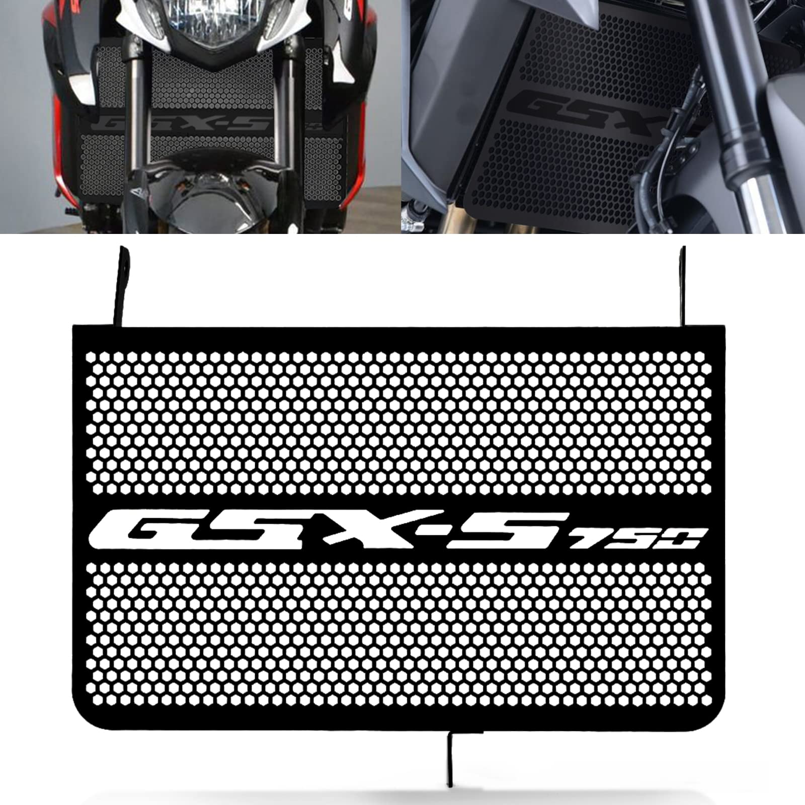 MOLONG Motorradzubehör Kühlerschutzgitter Schutzgitter für GSXS 750 GSX-S 750 2015-2021 von MOLONG