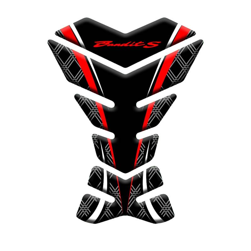 MOLUCI Tankpad Tankschutz 3D Motorrad Tank Pad Gel Schutz Aufkleber Bandit Tankpad Fall für Suzuki Bandit 600 650 1200 1250 650S 600S von MOLUCI