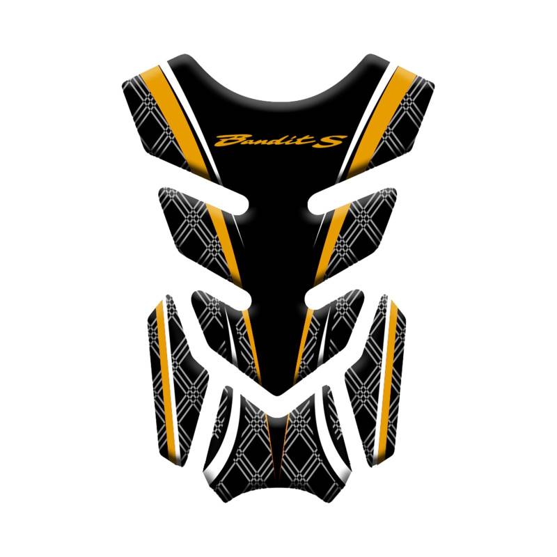 MOLUCI Tankpad Tankschutz 3D Motorrad Tank Pad Gel Schutz Aufkleber Bandit Tankpad Fall für Suzuki Bandit 600 650 1200 1250 650S 600S von MOLUCI