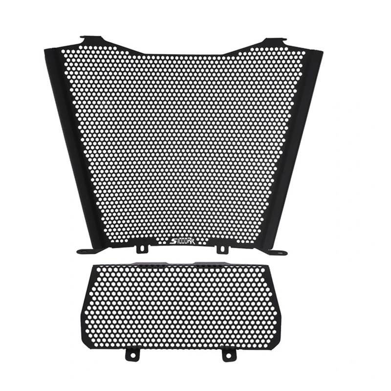 MOLUCI Motorrad Kühlerschutz Für BMW S1000RR S1000R M1000RR M1000R 2019-2024, Aluminium, Schwarz, Motorrad-Kühlergrillschutz von MOLUCI