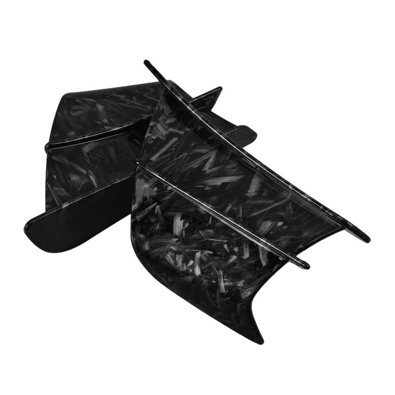 MOLUCKFU 1 Paar Carbon Fiber Spoiler Winglet Für Motorrad Spoiler Wing Dekorative Verkleidung Winglet Motorrad Verkleidung Winglet Motorrad Winglet Motorrad Zubehör Winglet von MOLUCKFU