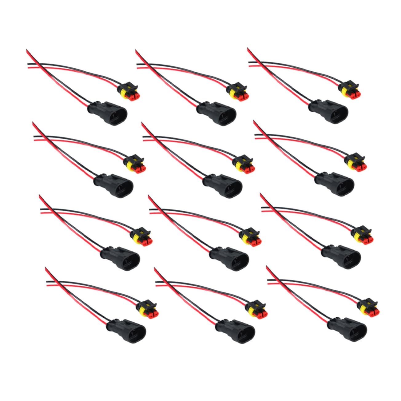 MOLUCKFU 12 Teiliges Wasserdichtes Steckverbinder Kit Für Auto Verdrahtungsanschlüsse, Stiftanschlüsse, Männliche Und Weibliche Kabelanschlüsse, Männliche Und Weibliche Anschlüsse, MOLUCKFU 12 Teiliges Wasserdichtes Steckverbinder Kit Für Auto Verdrahtungsanschlüsse, Stiftanschlüsse, Männliche Und Weibliche Kabelanschlüsse, Männliche Und Weibliche Anschlüsse, von MOLUCKFU