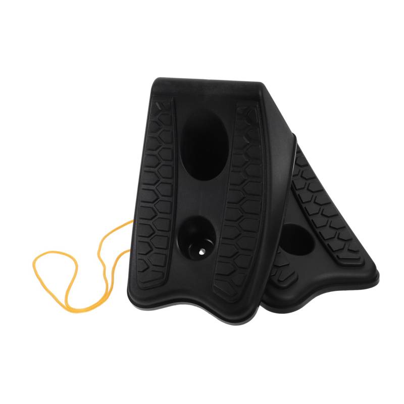 MOLUCKFU 2 Stück Radstopper, Radblock, Auto Rampenpolster, Unterlegkeil, Motorrad Radkeil, Autoanhänger Rampen, Anhängerrampen, Auto Hochleistungs Autokeil, Autorampen, Hochleistungs von MOLUCKFU