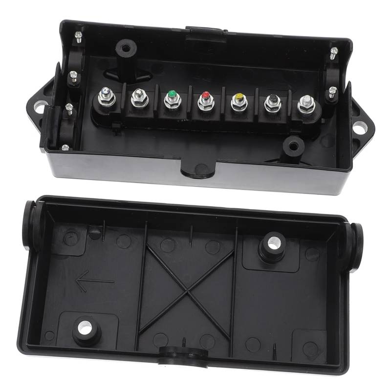 MOLUCKFU Box Aus Schwarzem Kunststoff Wetterfest Elektrokästen Elektronikgehäuse Elektronikgehäuse Aus Kunststoff von MOLUCKFU