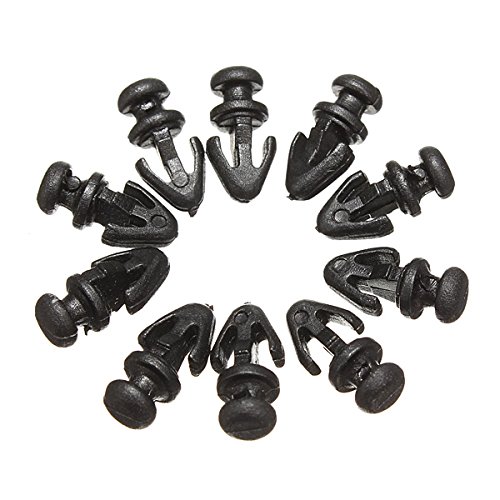 AAlamor 10x Türdichtung Schwellen-Clips Wetterleiste für Ford Mondeo MK2 MK3 MK4 von MOMOALA
