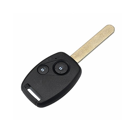 AAlamor Schlüsselgehäuse mit 2 Tasten und ID-46 Chip für Honda Accord Fit Civic von MOMOALA