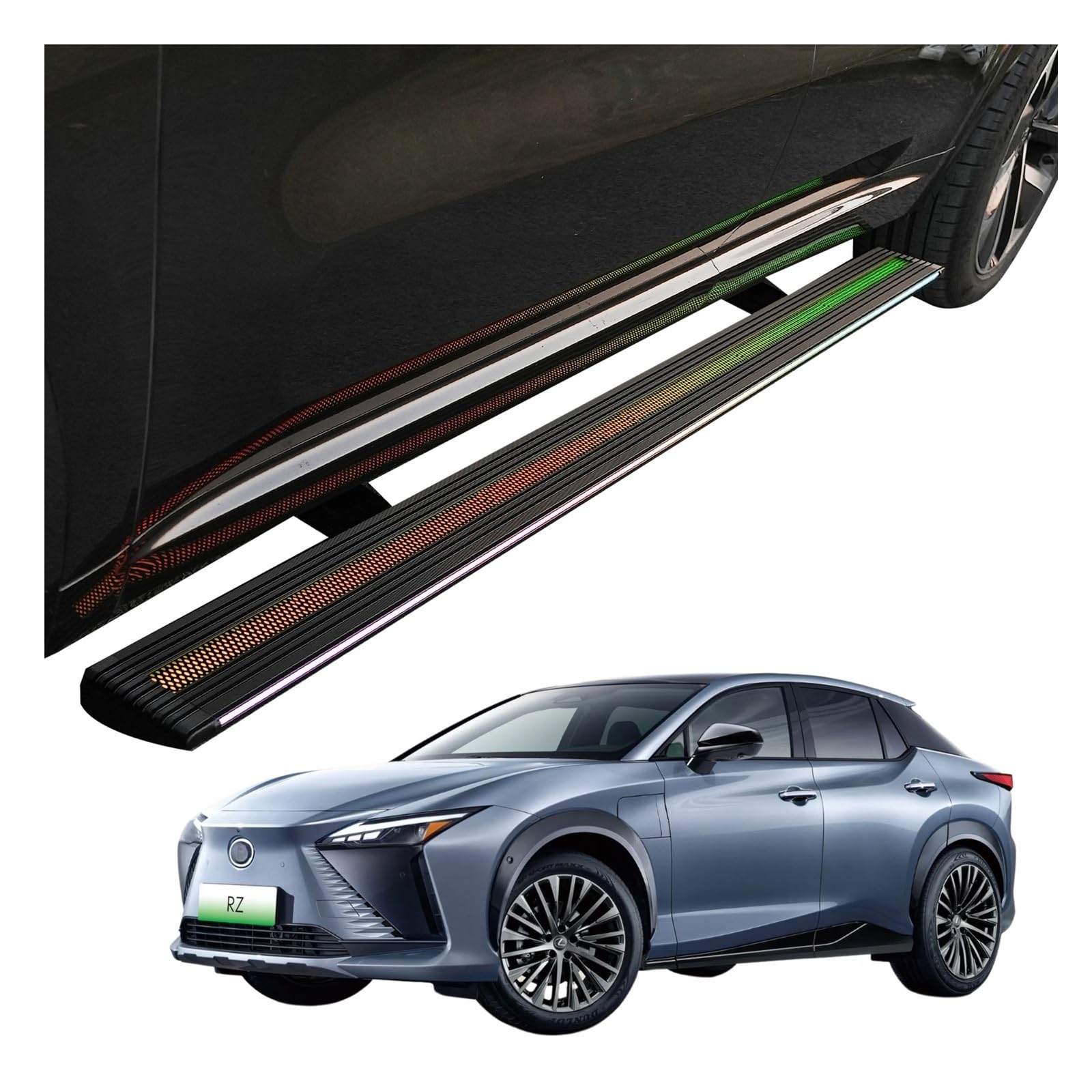 MOMOBP Automatisch einziehbare Trittbretter, kompatibel mit Lexus TX500h/500h+ 2023–2025 | App-gesteuerte LED-Leuchten, Tragkraft 271 kg | Wasserdicht for den Einsatz im Gelände/bei Nacht, Montage ohn MOMOBP Automatisch einziehbare Trittbretter, kompatibel mit Lexus TX500h/500h+ 2023–2025 | App-gesteuerte LED-Leuchten, Tragkraft 271 kg | Wasserdicht for den Einsatz im Gelände/bei Nacht, Montage ohn von MOMOBP