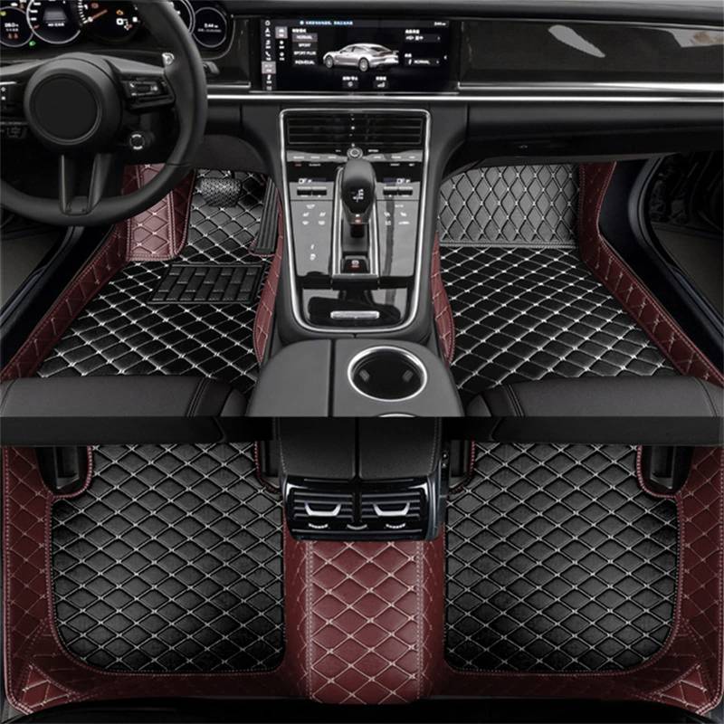 Angepasst Auto Fußmatte für Toyota RAV4 V Hybrid 2018-2023, All-Inclusive-Stil Fussmatten rutschfeste Abnutzung Bodenmatten Material Automatten Teppiche Zubehör (LHD),G-Style von MOMOXY