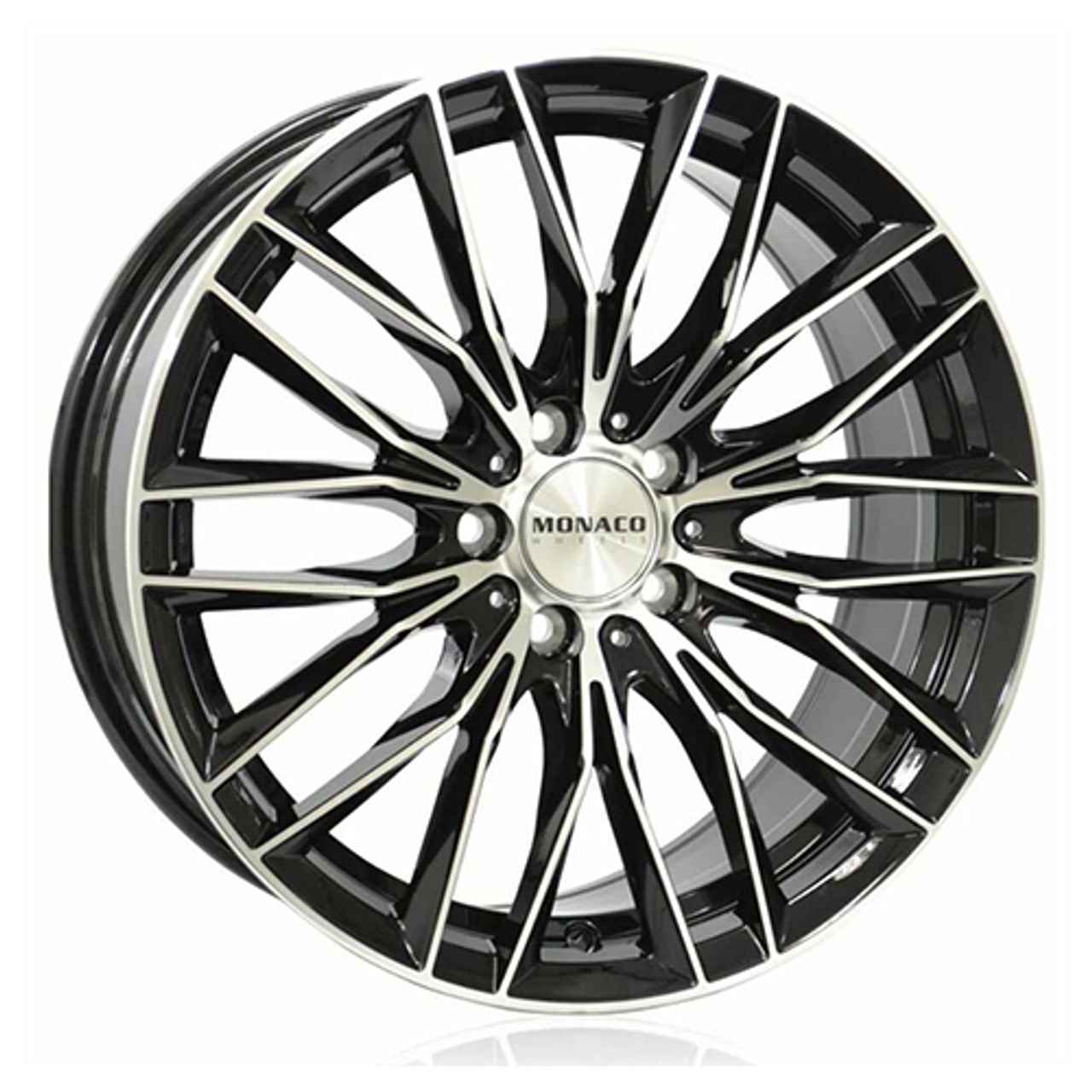 MONACO WHEELS MONACO GP2 black gloss polished 8.5Jx19 5x112 ET30 von MONACO WHEELS