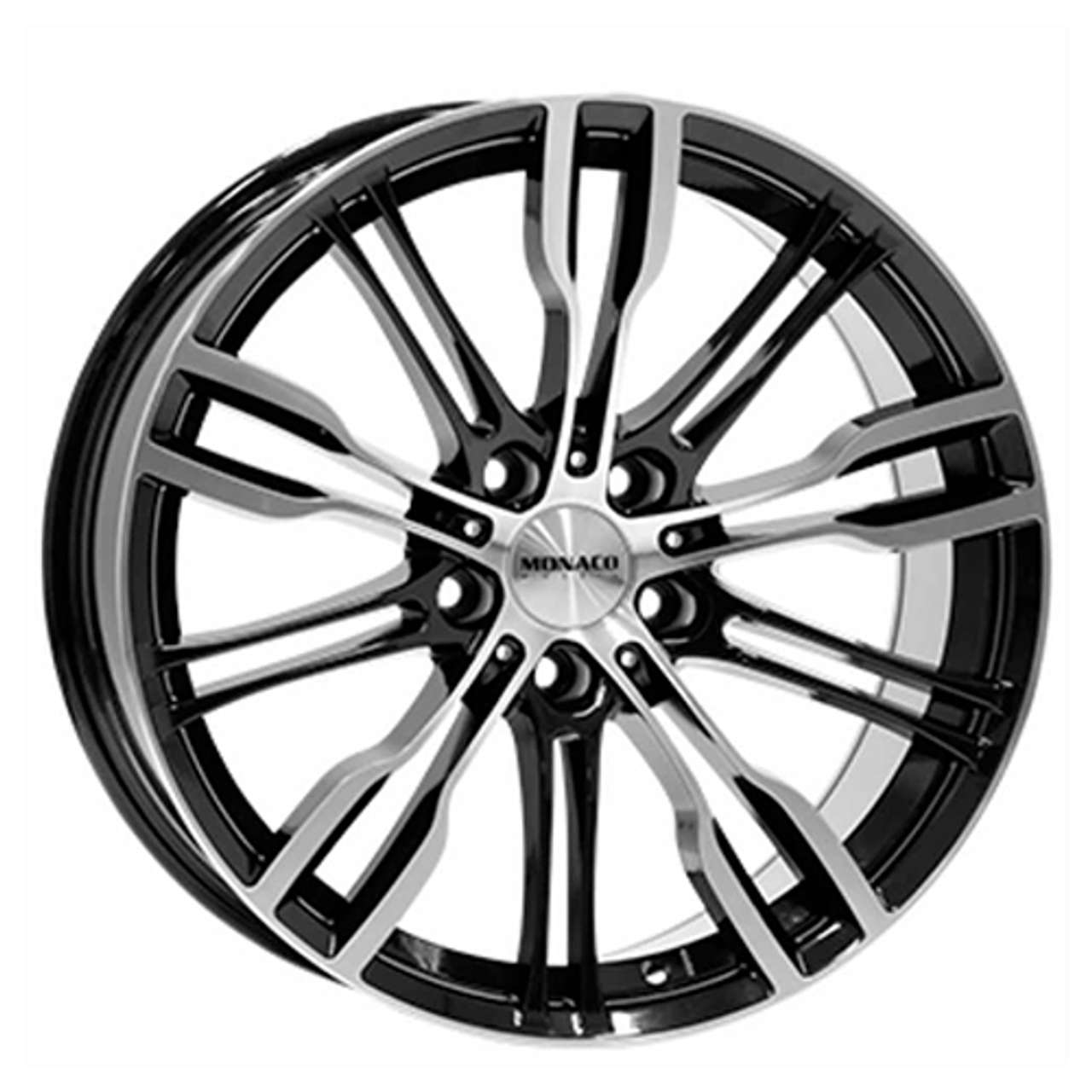 MONACO WHEELS MONACO GP8 black gloss polished 8.0Jx19 5x120 ET20 von MONACO WHEELS