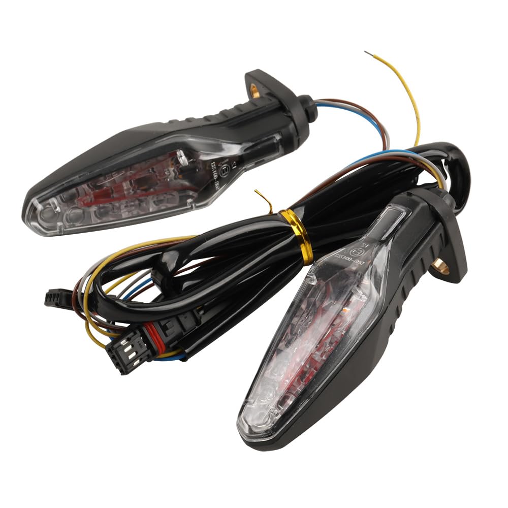 12 V LED Motorrad wasserdicht Blinker Bremslicht Blinkleuchte Kompatibel mit BMW R1250GS R1300GS F900GS S1000RR S1000R S1000XR M1000RR R 1250 1300 GS S 1000 R RR XR 12 V LED Motorrad wasserdicht Blinker Bremslicht Blinkleuchte Kompatibel mit BMW R1250GS R1300GS F900GS S1000RR S1000R S1000XR M1000RR R 1250 1300 GS S 1000 R RR XR von MOQIAOSEIKO