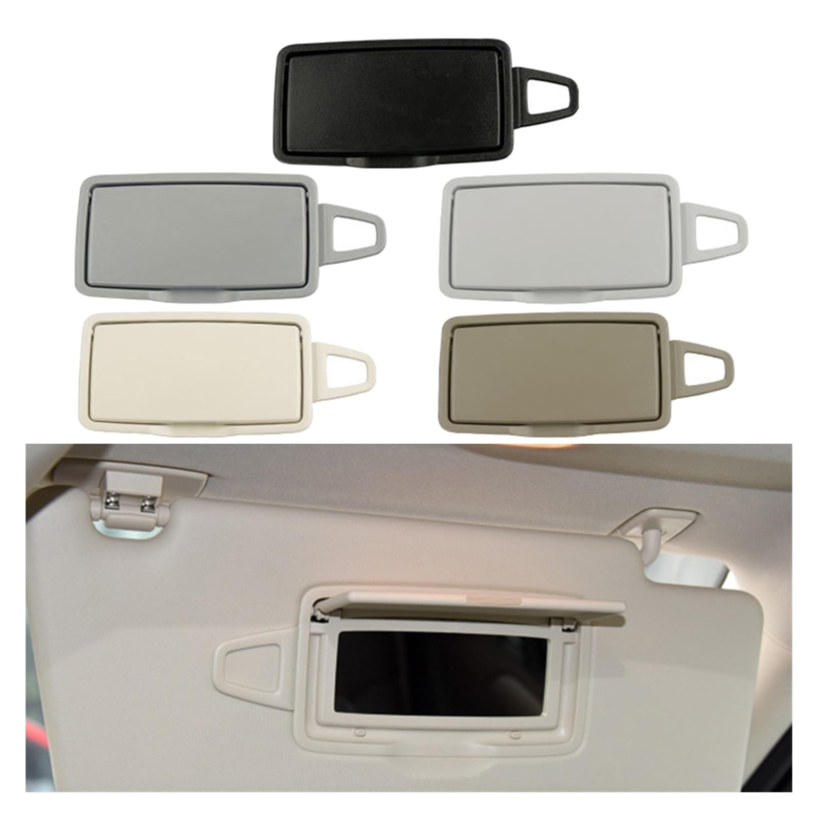 Auto links rechts Ersatz-Sonnenblende mit Kosmetikspiegel, passend for Mercedes, passend for Benz, passend for ML, passend for GL, passend for GLE, passend for Klasse W166, W292, W205, Schwarz, Beige, Auto links rechts Ersatz-Sonnenblende mit Kosmetikspiegel, passend for Mercedes, passend for Benz, passend for ML, passend for GL, passend for GLE, passend for Klasse W166, W292, W205, Schwarz, Beige, von MORREZ