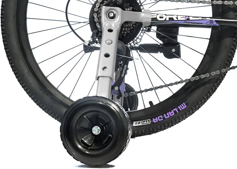 MOSHAY Roll Over Bild zu Zoom in Fahrrad Training Räder passt 16 18 20 22 24 Zoll Kinder Variable Fahrrad (Black) von MOSHAY