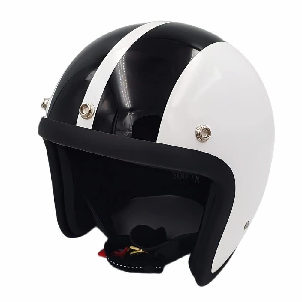 MOTESEN Motorradhelm Damen Retro-Motorradhelm Cafe Racer Open Face Casco Moto für Harley Motorradzubehör Herren Moto Helme MOTESEN Motorradhelm Damen Retro-Motorradhelm Cafe Racer Open Face Casco Moto für Harley Motorradzubehör Herren Moto Helme von MOTESEN