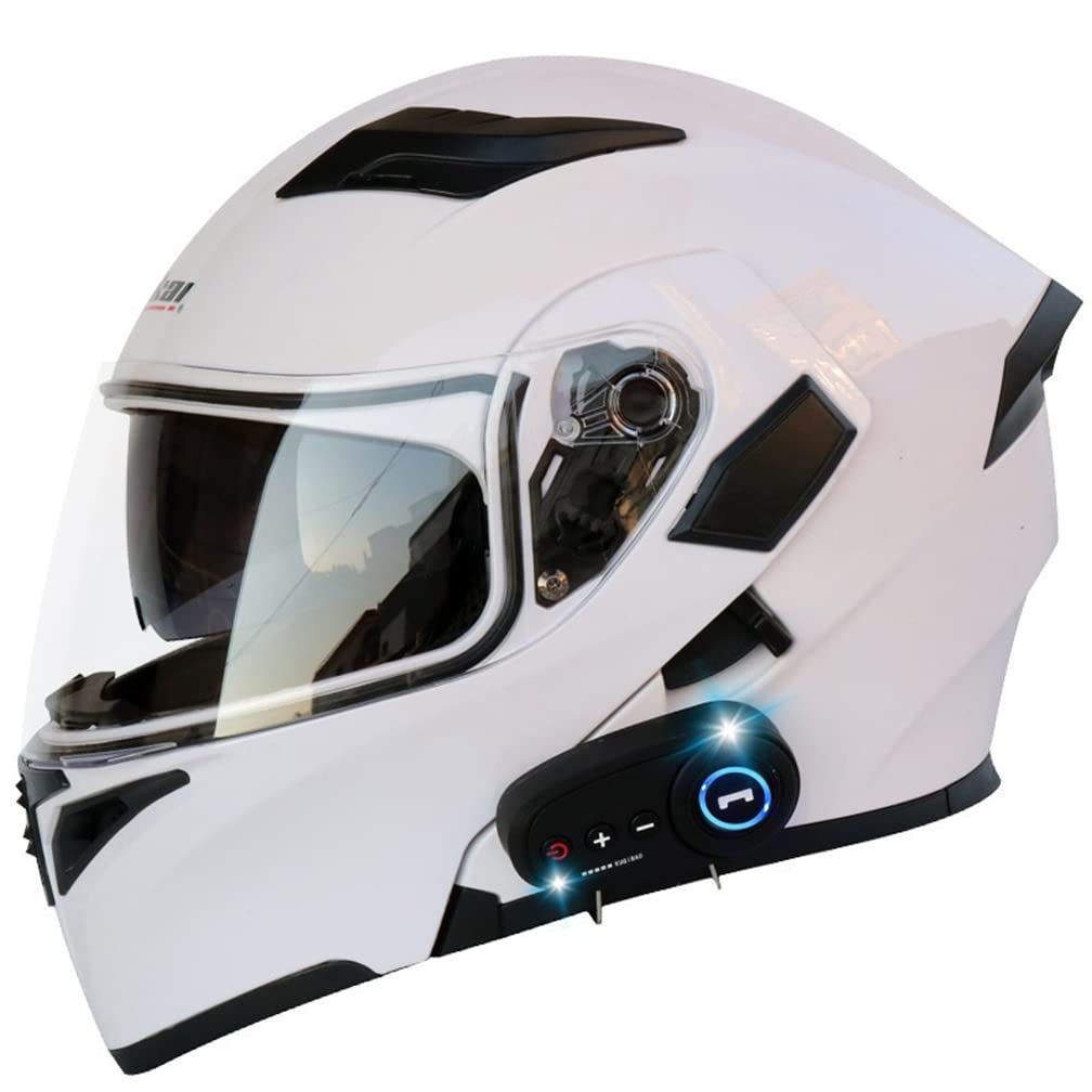 Man Flip-Up Helme für volles Gesicht Flip-up Motorradhelm ABS Touring Motorrad Frauen Frühling Modular Helm K10 Bluetooth Sommer Kollisionsvermeidung von MOTESEN