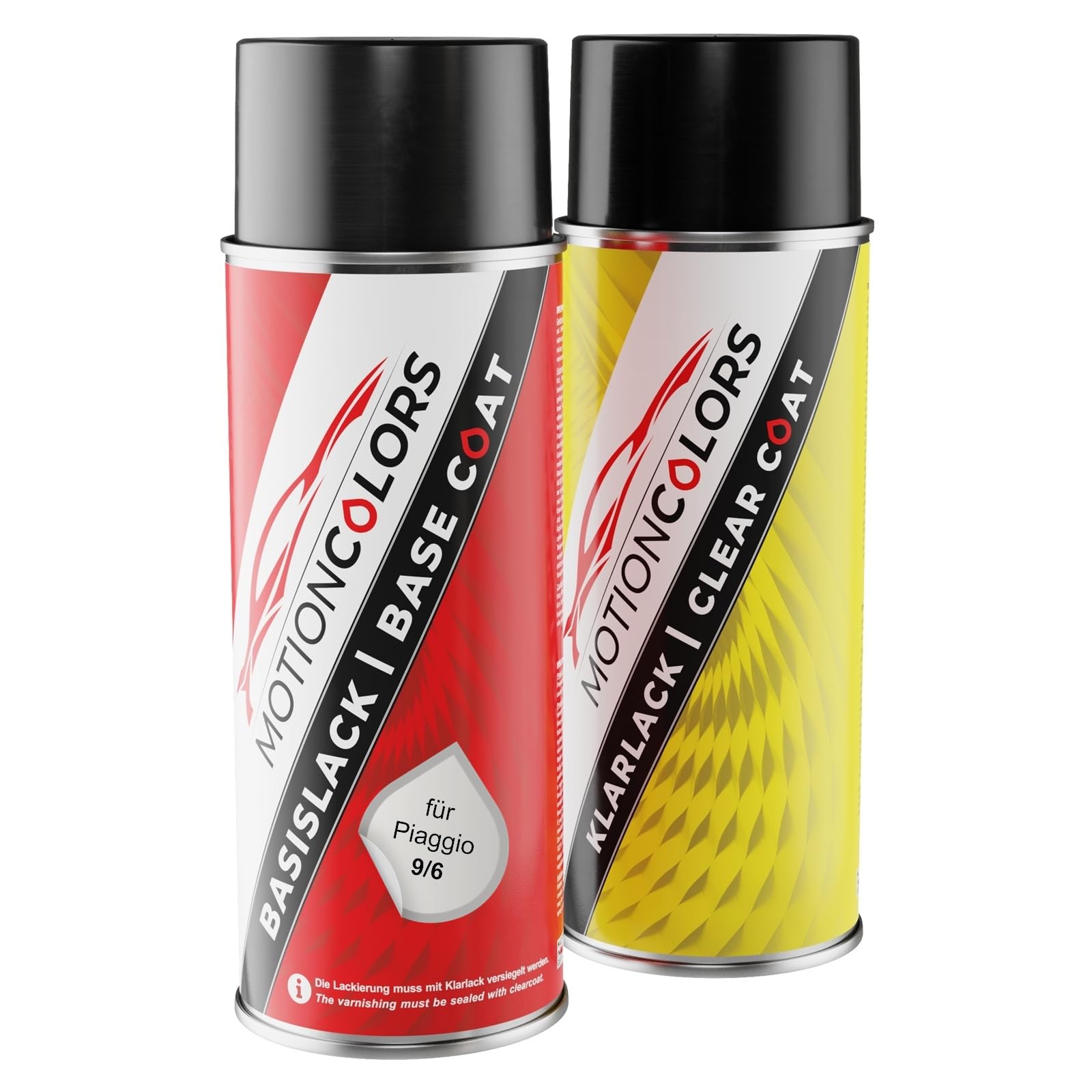 MOTIONCOLORS Biancospino 9/6 für Piaggio Autolack Sprühdosen Set Basislack Klarlack Spraydose 400ml MOTIONCOLORS Biancospino 9/6 für Piaggio Autolack Sprühdosen Set Basislack Klarlack Spraydose 400ml von MOTIONCOLORS