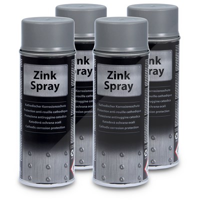 Motip 4x 400ml Zinkspray von MOTIP