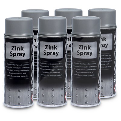 Motip 6x 400ml Zinkspray von MOTIP