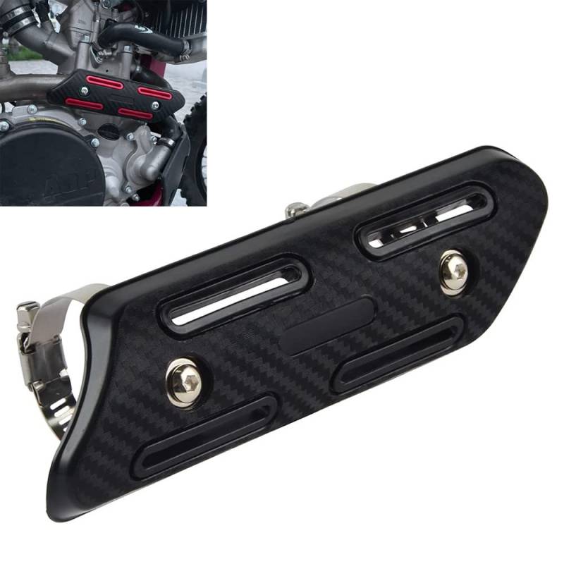 Auspuff Hitzeschutz für Husaberg FS 400/450/ 550/650 4 Takt HS1 schwarz von MOTO GUARD