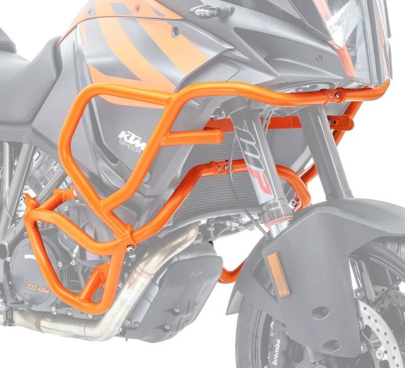 Sturzbügel Set Kompatibel für KTM 1290 Super Adventure R/S/T 17-20 Oben und unten orange von MOTO GUARD