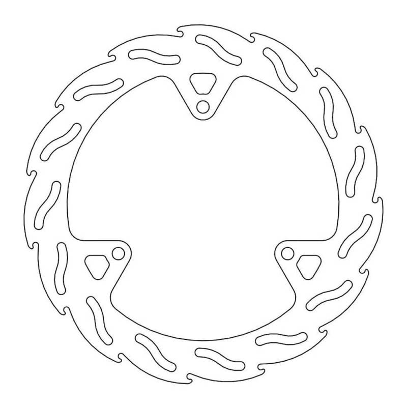 BRAKE DISC FLAME REAR von MOTO-MASTER