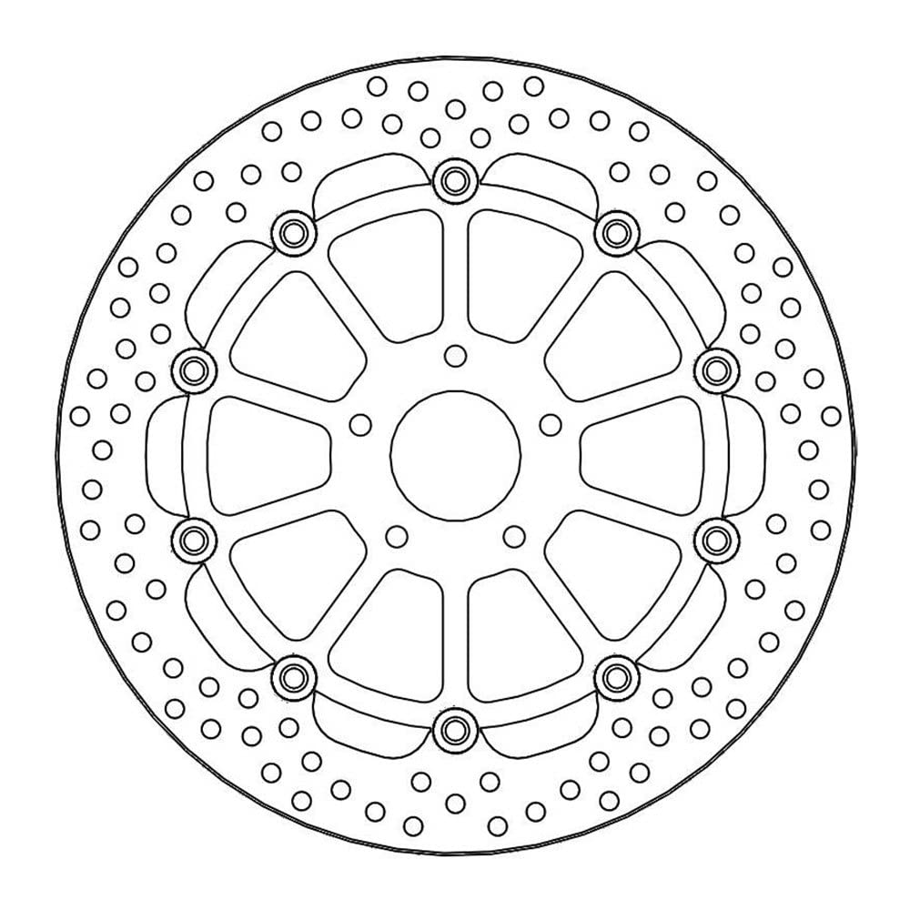 Street Front Halo Racing Brake Disk for optimal cooling and resistance -... Street Front Halo Racing Brake Disk for optimal cooling and resistance -... von MOTO-MASTER