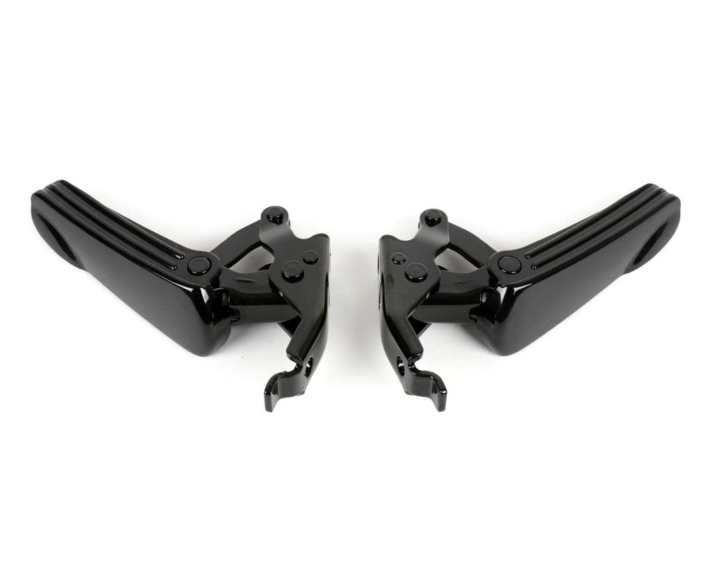 MOTO NOSTRA Fußrasten Set schwarz glänzend kompatibel für Vespa GT, GTL, GTV, GTS 125-300 bis Bj. 2022 MOTO NOSTRA Fußrasten Set schwarz glänzend kompatibel für Vespa GT, GTL, GTV, GTS 125-300 bis Bj. 2022 von MOTO NOSTRA