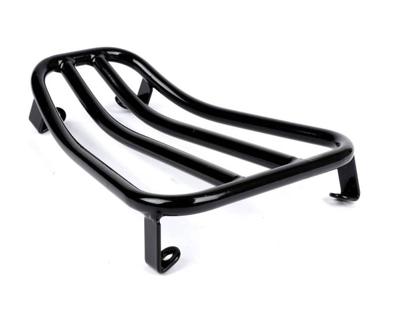 MOTO NOSTRA Gepäckträger Durchstieg V2.0, schwarz glanz kompatibel für Vespa GTS 125-300, GTV, GTL, GT von MOTO NOSTRA
