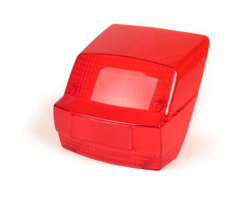 MOTO NOSTRA Rücklichtglas rot, kompatibel für Vespa PX80, 200 alt bis Bj. 1984 Ersatz Rückleuchtenglas von MOTO NOSTRA