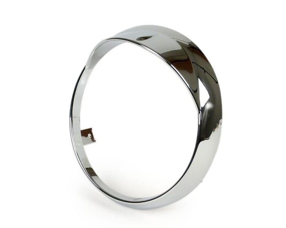 MOTO NOSTRA Scheinwerferzierring mit Schirm chrom kompatibel für Vespa Primavera 50, 125, ABS, IGET, MA11, M81 ab Bj. 2013 MOTO NOSTRA Scheinwerferzierring mit Schirm chrom kompatibel für Vespa Primavera 50, 125, ABS, IGET, MA11, M81 ab Bj. 2013 von MOTO NOSTRA