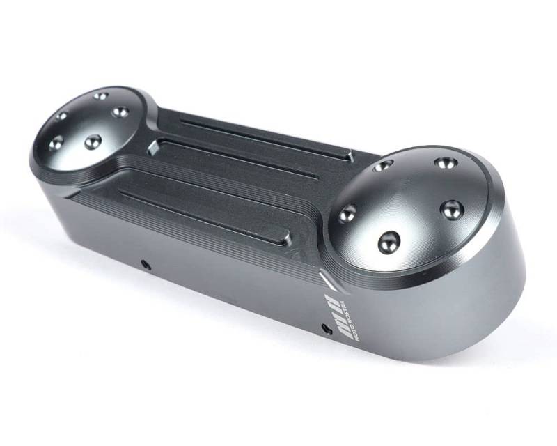 MOTO NOSTRA Schwingenabdeckung gerade CNC grau kompatibel für Vespa GT 125, GT 200, GT 60, GT L, GTS i.e., M31, M45 von MOTO NOSTRA