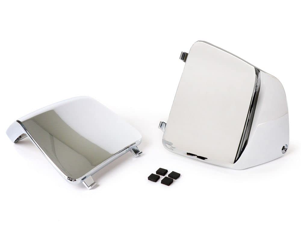 MOTO NOSTRA Wartungsklappen Set Beinschild chrom style kompatibel für Vespa GT, GTL, GTV, GTS, HPE, Super Tech, Sport, 125-300 MOTO NOSTRA Wartungsklappen Set Beinschild chrom style kompatibel für Vespa GT, GTL, GTV, GTS, HPE, Super Tech, Sport, 125-300 von MOTO NOSTRA