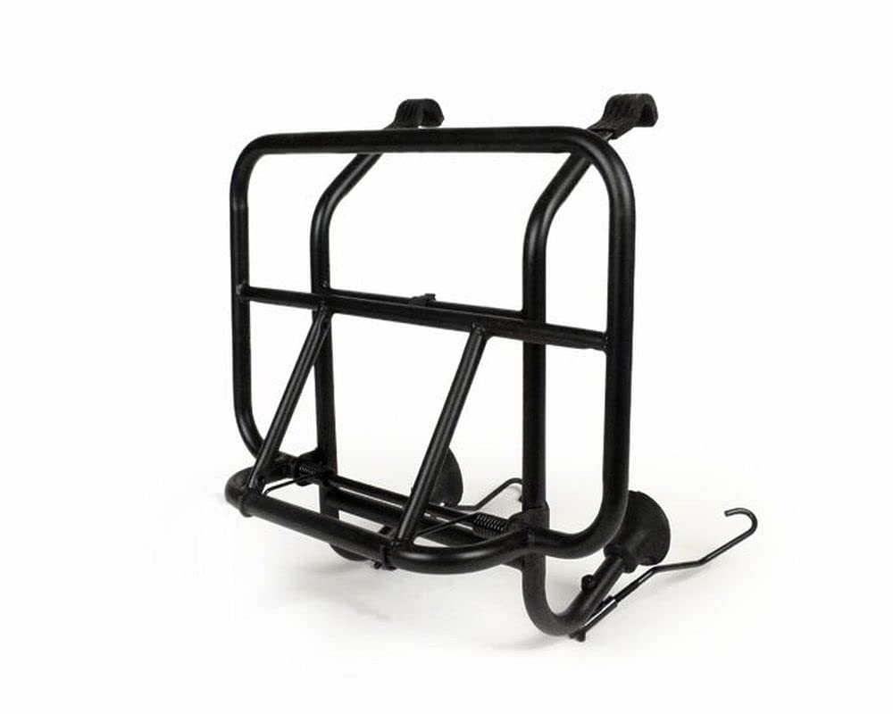 MOTONOSTRA Gepäckträger schwarz klappbar vorne kompatibel für Vespa Smallframe V50, PV125, ET3, PK S, PK XL, PK XL2, Largeframe MOTONOSTRA Gepäckträger schwarz klappbar vorne kompatibel für Vespa Smallframe V50, PV125, ET3, PK S, PK XL, PK XL2, Largeframe von MOTO NOSTRA