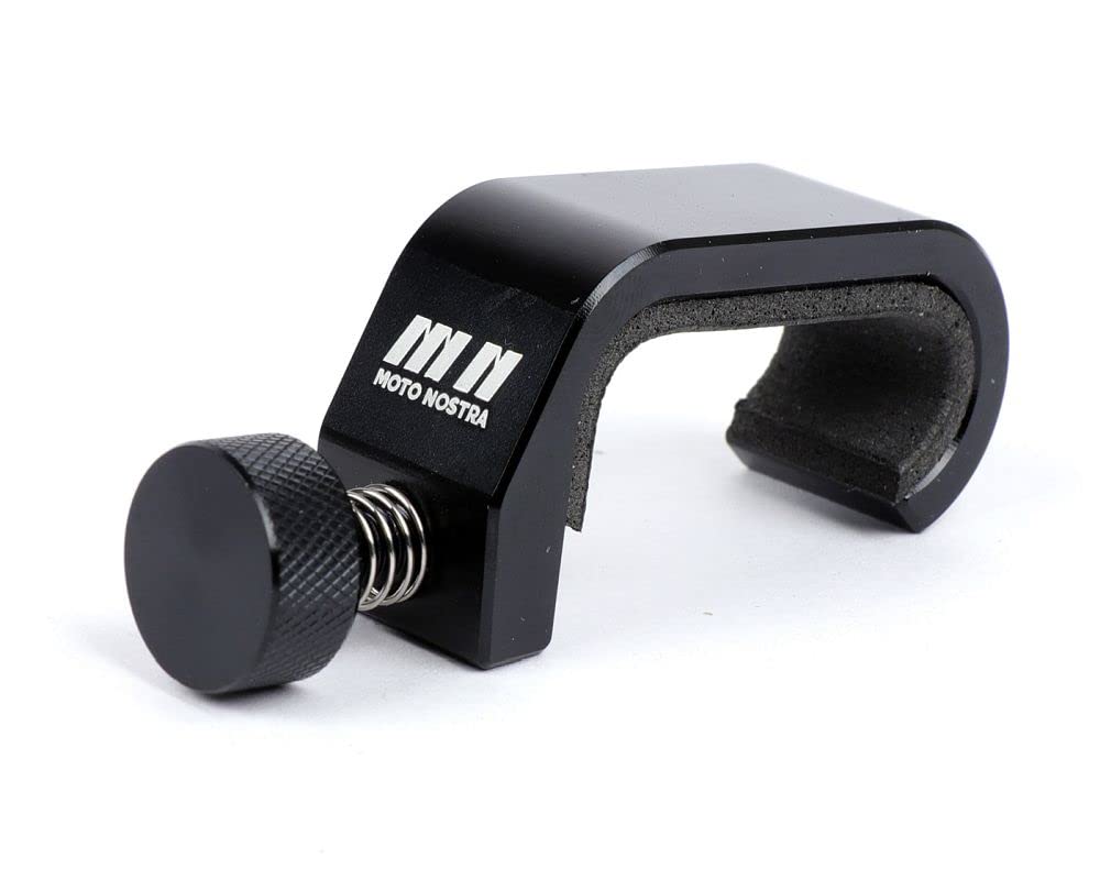 MOTONOSTRA Halteklemme Gepäckträger CNC, schwarz glänzend universal kpmpatibel für Vespa GTS 125ie Super, GTS 250 Touring, ABS MOTONOSTRA Halteklemme Gepäckträger CNC, schwarz glänzend universal kpmpatibel für Vespa GTS 125ie Super, GTS 250 Touring, ABS von MOTO NOSTRA