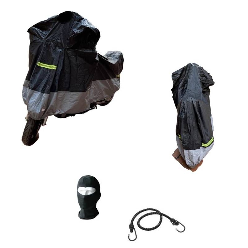KOMPATIBEL MIT BMW R 1150 RT Abdeckung FÜR Windschutz/ODER BAULETT WASSERDICHT 295X105X127CM UNIVERSAL FÜR Motorrad MAXIMOTO Scooter MAXISCOOTER von MOTO SPORT MONDO
