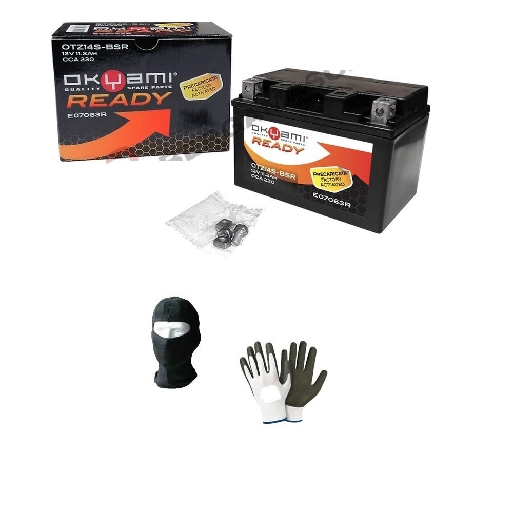 KOMPATIBEL MIT CF Moto MT Touring 800 PRO Jahr 2022 al 2023 Batterie YTZ14S-BS OKYAMI OTZ14S-BSR BEREITS AUFGELADENE VERSIEGELTE BATTERIEN 11,2 AH Ampere 12 Volt 150X87X110MM KOMPATIBEL MIT CF Moto MT Touring 800 PRO Jahr 2022 al 2023 Batterie YTZ14S-BS OKYAMI OTZ14S-BSR BEREITS AUFGELADENE VERSIEGELTE BATTERIEN 11,2 AH Ampere 12 Volt 150X87X110MM von MOTO SPORT MONDO